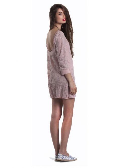 φόρεμα ροζ κοντό