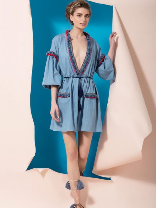 boho chic short dress