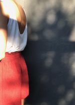 high waisted tie shorts