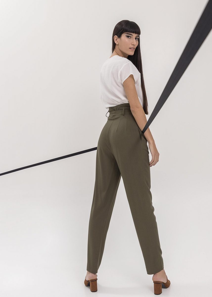 tapered leg women’s pants