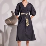 μαύρο φόρεμα μίντι