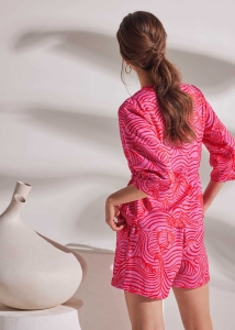 υφασμάτινο σορτς ροζ