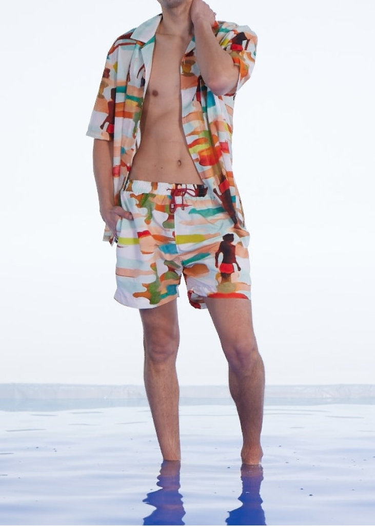 men’s swim shorts printed