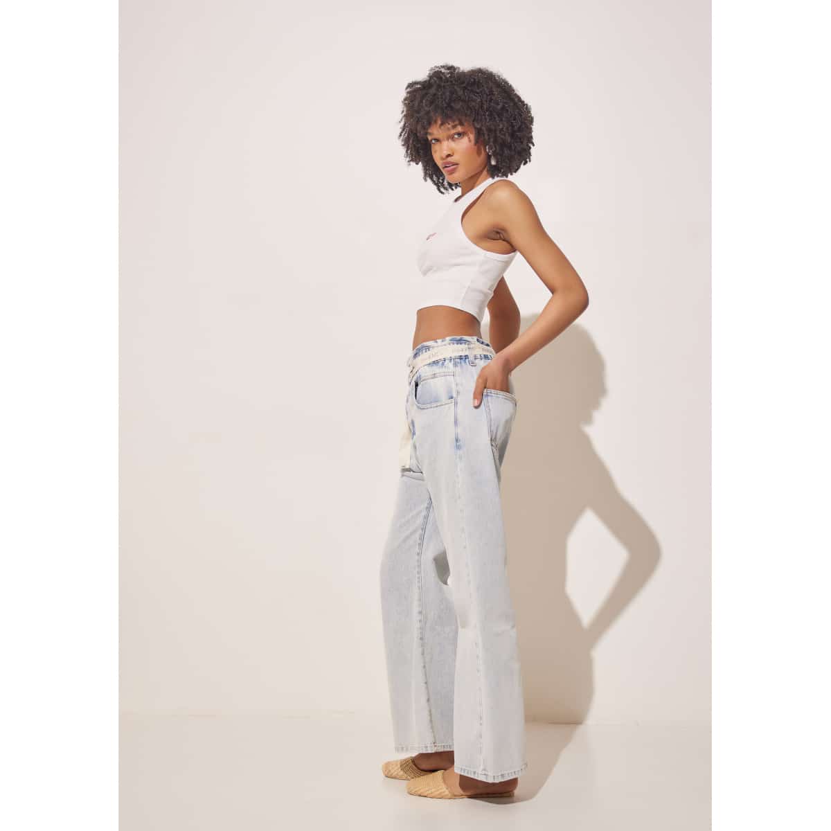 BLAST WIDE LEG JEANS LIGHT BLUE