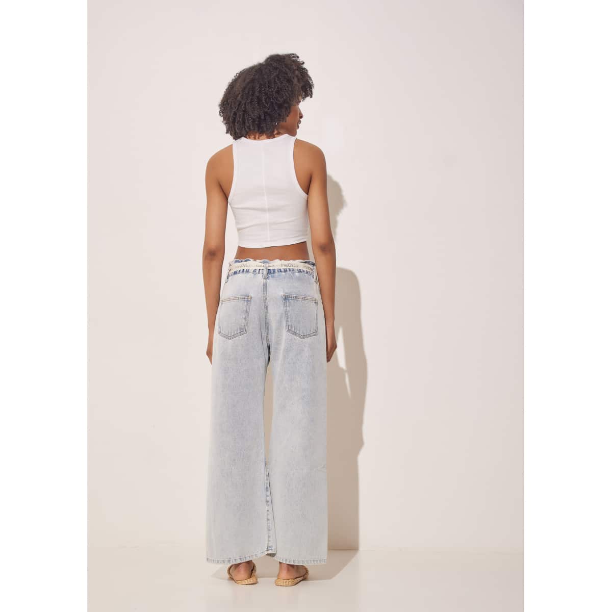 BLAST WIDE LEG JEANS LIGHT BLUE