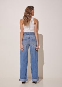 BOUNDLE WIDE LEGS BLUE JEANS