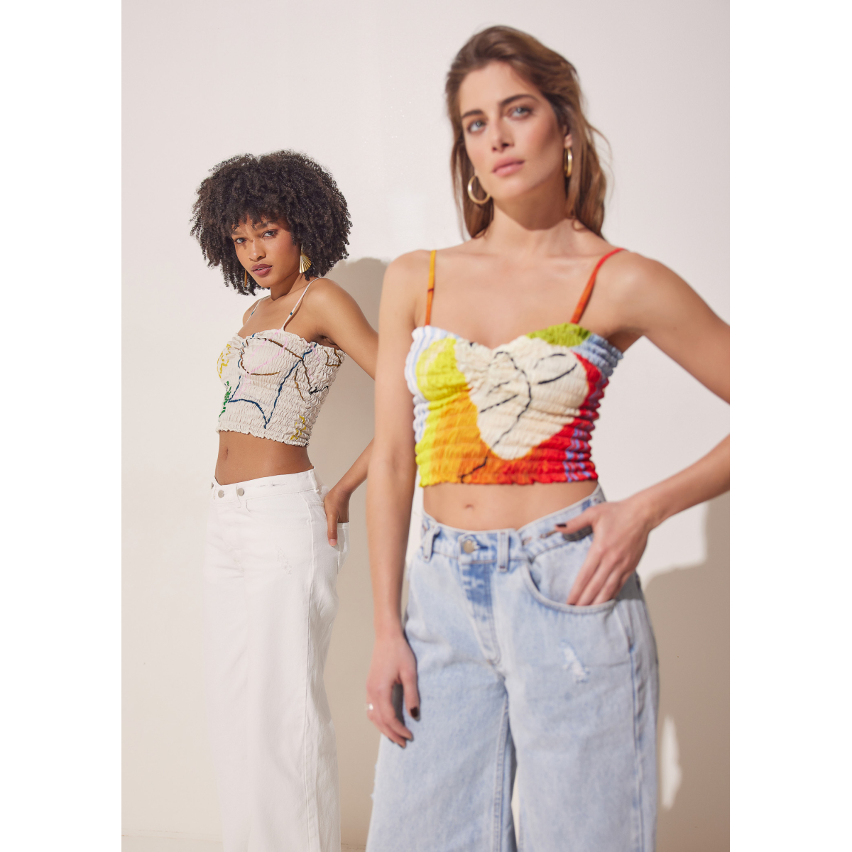 JOY CROP TOP PRINTED HUG