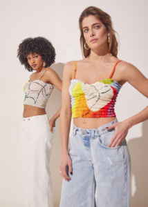 JOY CROP TOP PRINTED HUG