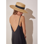 SILKY MIDI DRESS BLACK