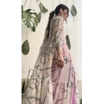 HERMIS SILK LONG KAFTAN INTIMACY PRINTED