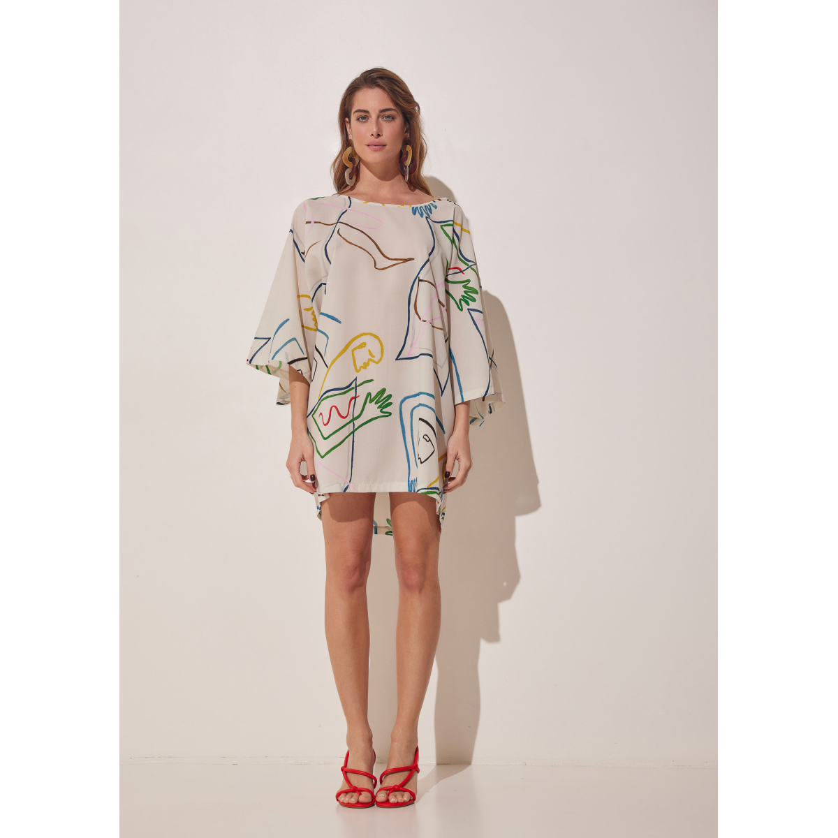 PALOMA TUNIC DRESS PRINTED INTIMACY