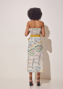 PRINTED WRAP SKIRT INTIMACY