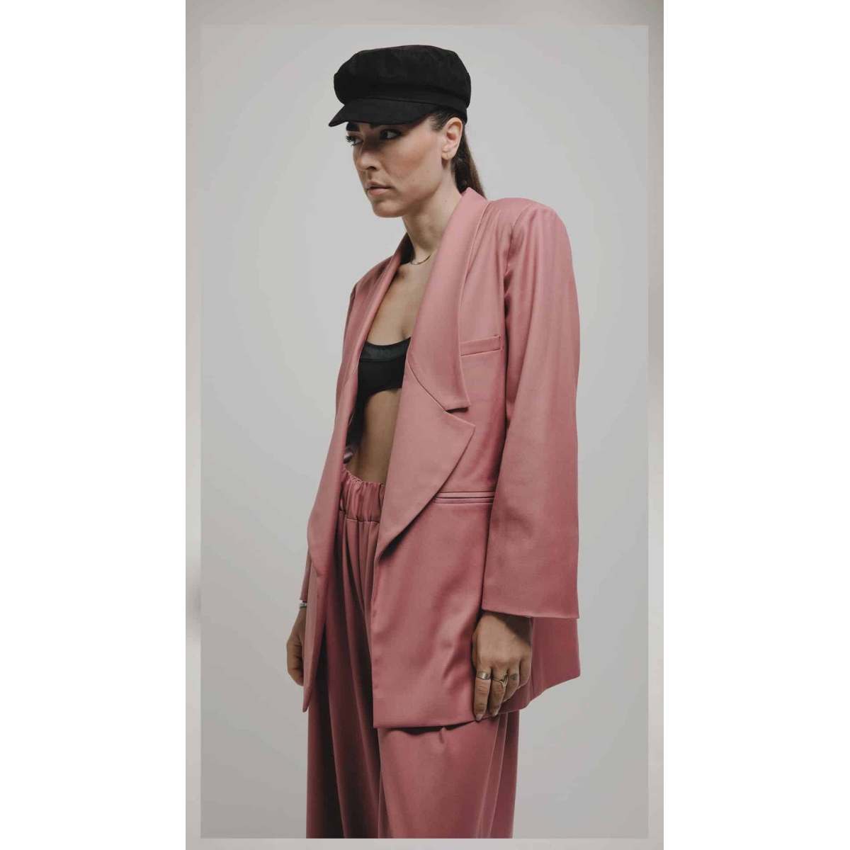 ALABASTER BLAZER WOOL DUSTY PINK