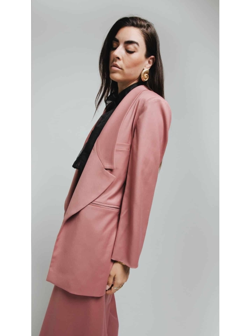 ALABASTER BLAZER WOOL DUSTY PINK