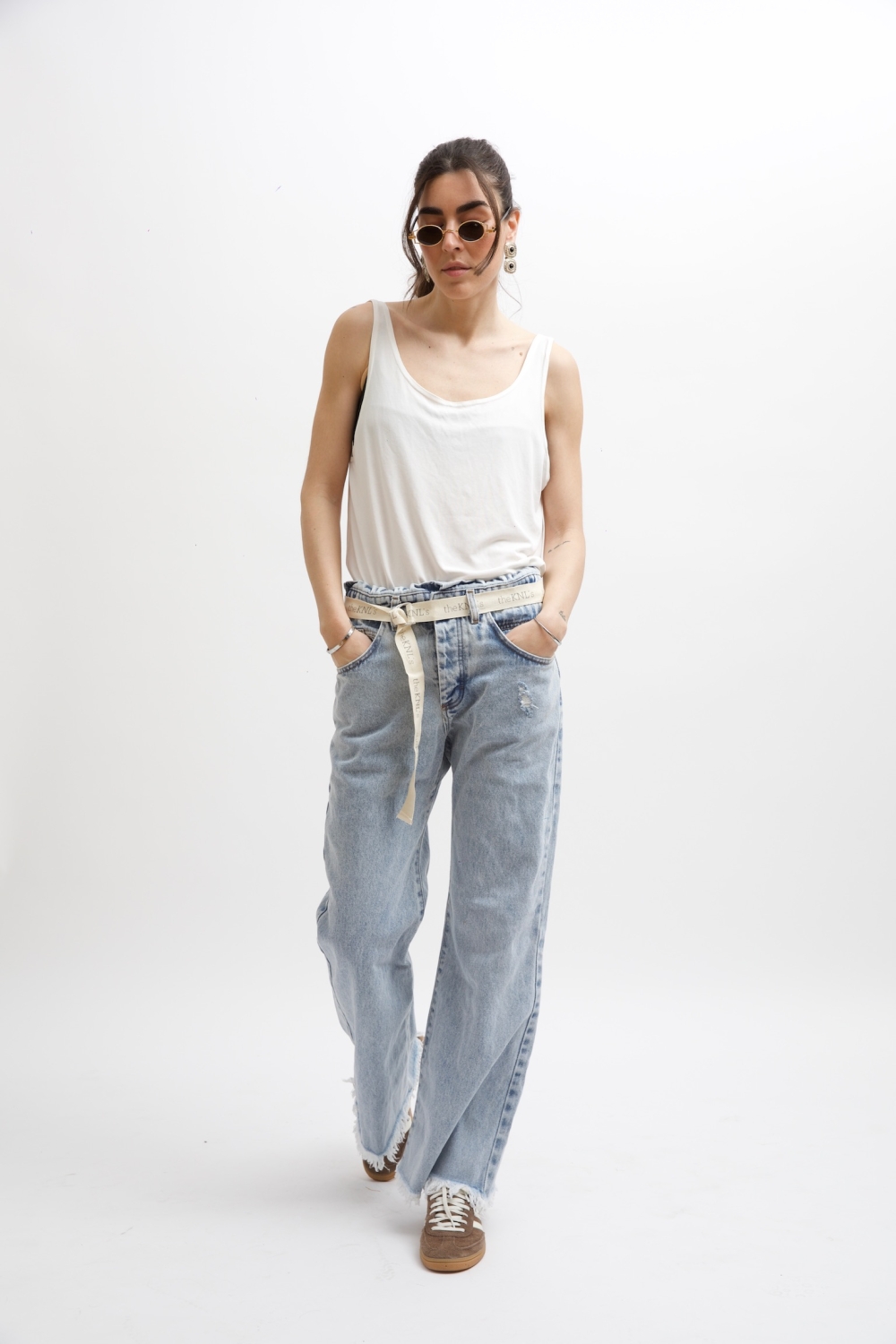 BLAST WIDE LEG JEANS LIGHT BLUE