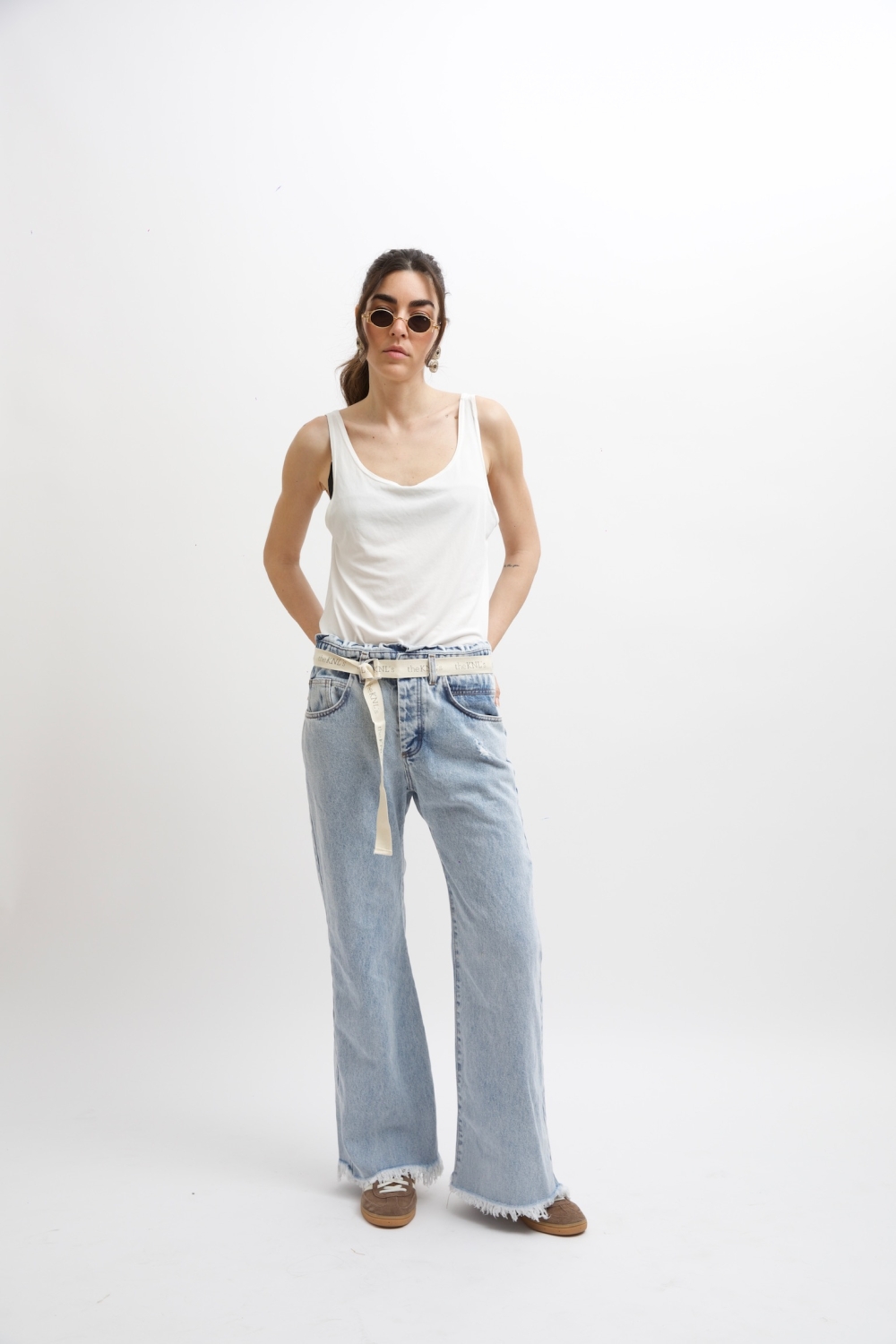 BLAST WIDE LEG JEANS LIGHT BLUE