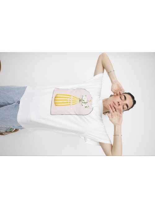 MANIFEST UNISEX T-SHIRT PRINT JASMINE