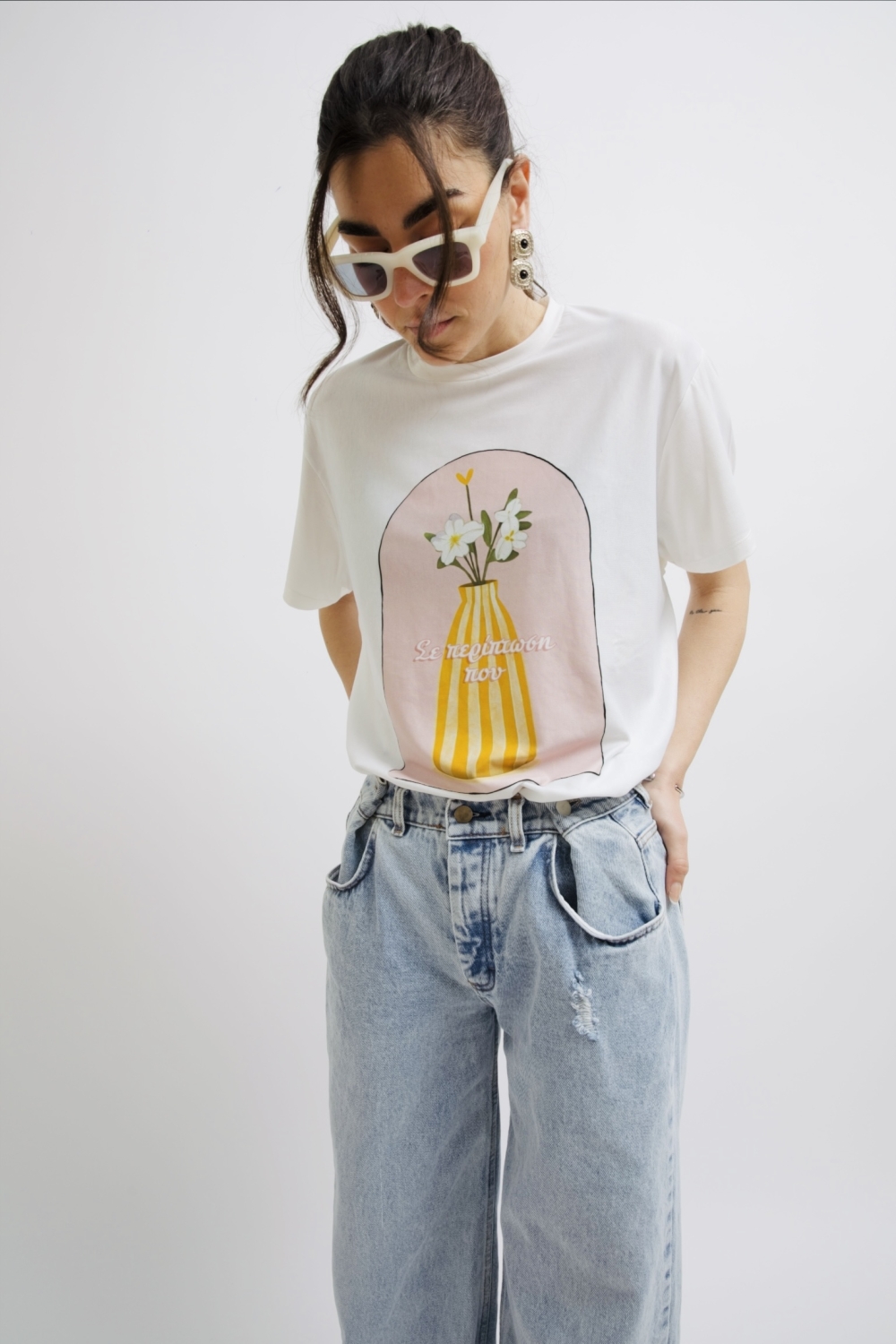 MANIFEST UNISEX T-SHIRT PRINT JASMINE