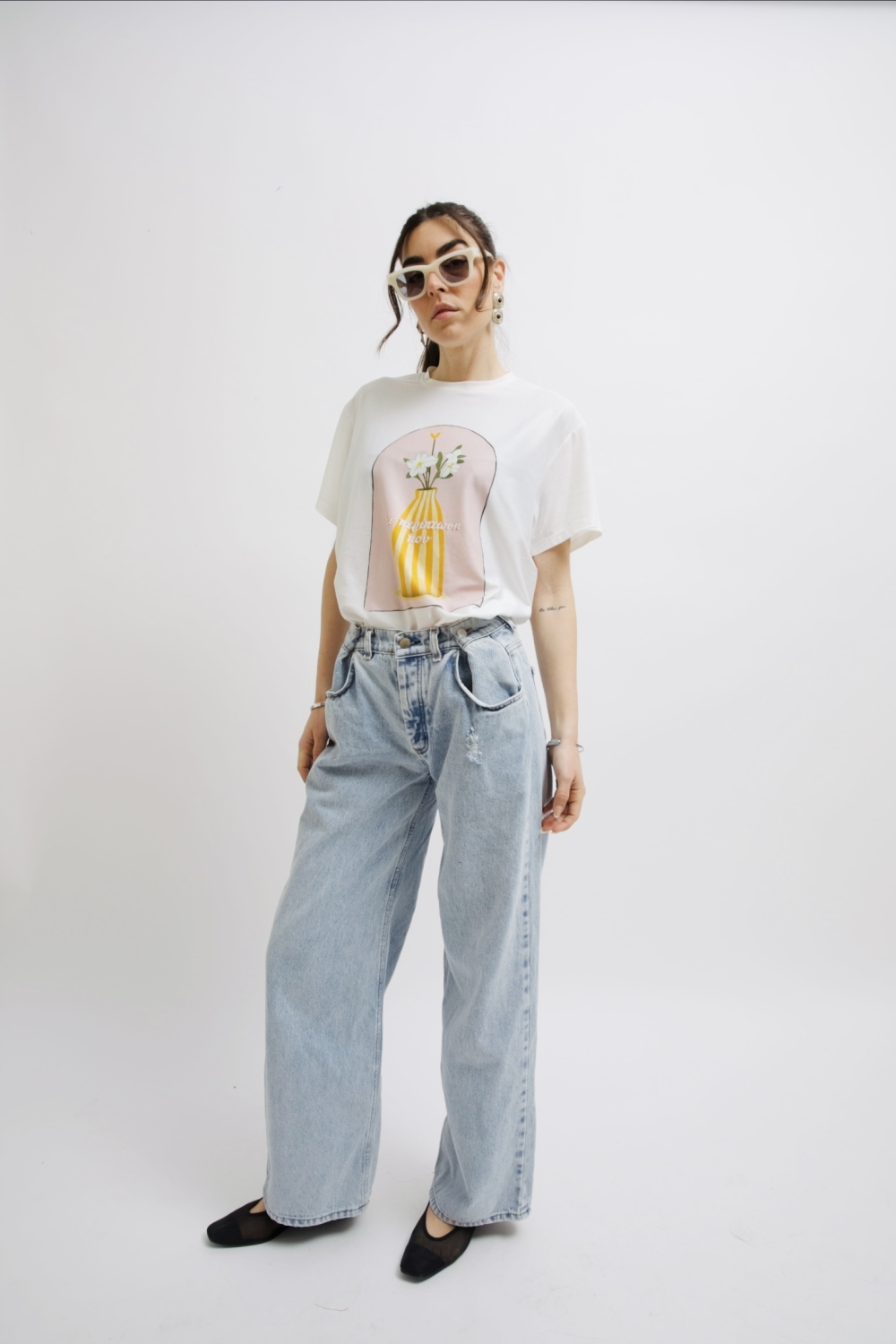MANIFEST UNISEX T-SHIRT PRINT JASMINE