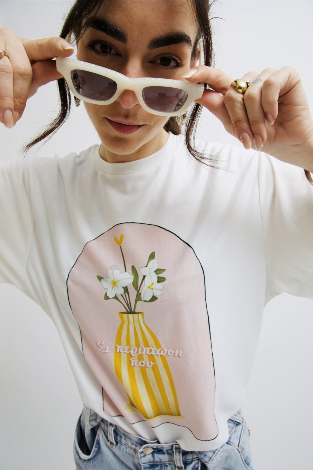 MANIFEST UNISEX T-SHIRT PRINT JASMINE