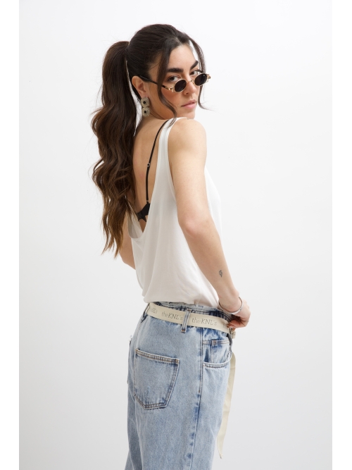 JUNO TANK TOP NATURAL WHITE