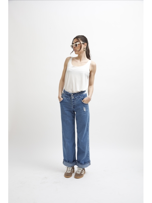 JUNO TANK TOP NATURAL WHITE