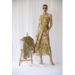 FLOW POLYMORPHIC DRESS-SKIRT OLIVE GREEN FLOW GIRLS