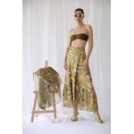 FLOW POLYMORPHIC DRESS-SKIRT OLIVE GREEN FLOW GIRLS