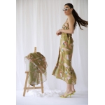 FLOW POLYMORPHIC DRESS-SKIRT OLIVE GREEN FLOW GIRLS