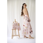 FLOW POLYMORPHIC DRESS-SKIRT PINK WALL ART