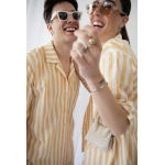 SUNBORN UNISEX SHIRT STRIPED BUTTER YELLOW