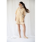 SUNNY UNISEX SHORTS STRIPED BUTTER YELLOW