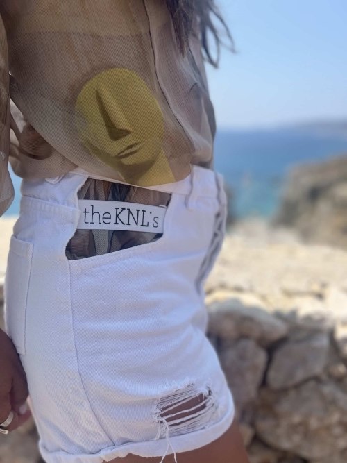 MAIDEN DENIM SHORTS WHITE WASH