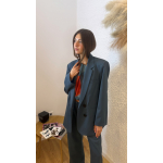 SOULMATE BLAZER COOL-WOOL BLUE RAF