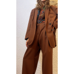 RELATE PANTS COOL-WOOL CARAMEL CAFE