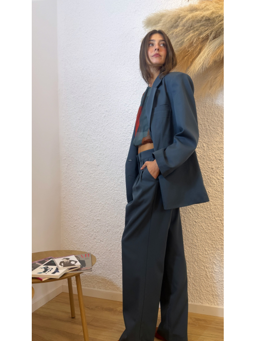 RELATE PANTS COOL-WOOL BLUE RAF
