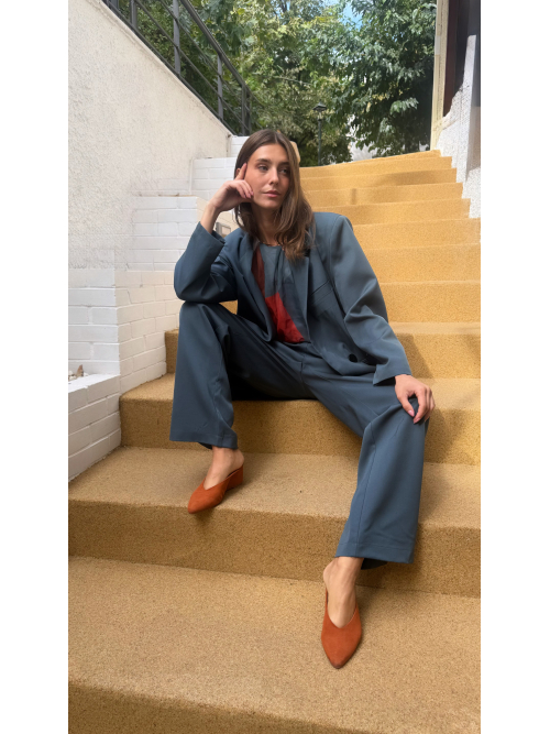 SOULMATE BLAZER COOL-WOOL BLUE RAF