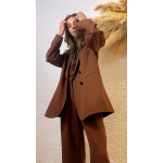 SOULMATE BLAZER COOL-WOOL CARAMEL CAFE