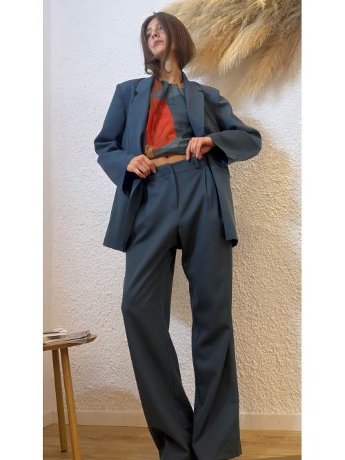 RELATE PANTS COOL-WOOL BLUE RAF