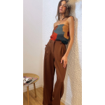 RELATE PANTS COOL-WOOL CARAMEL CAFE