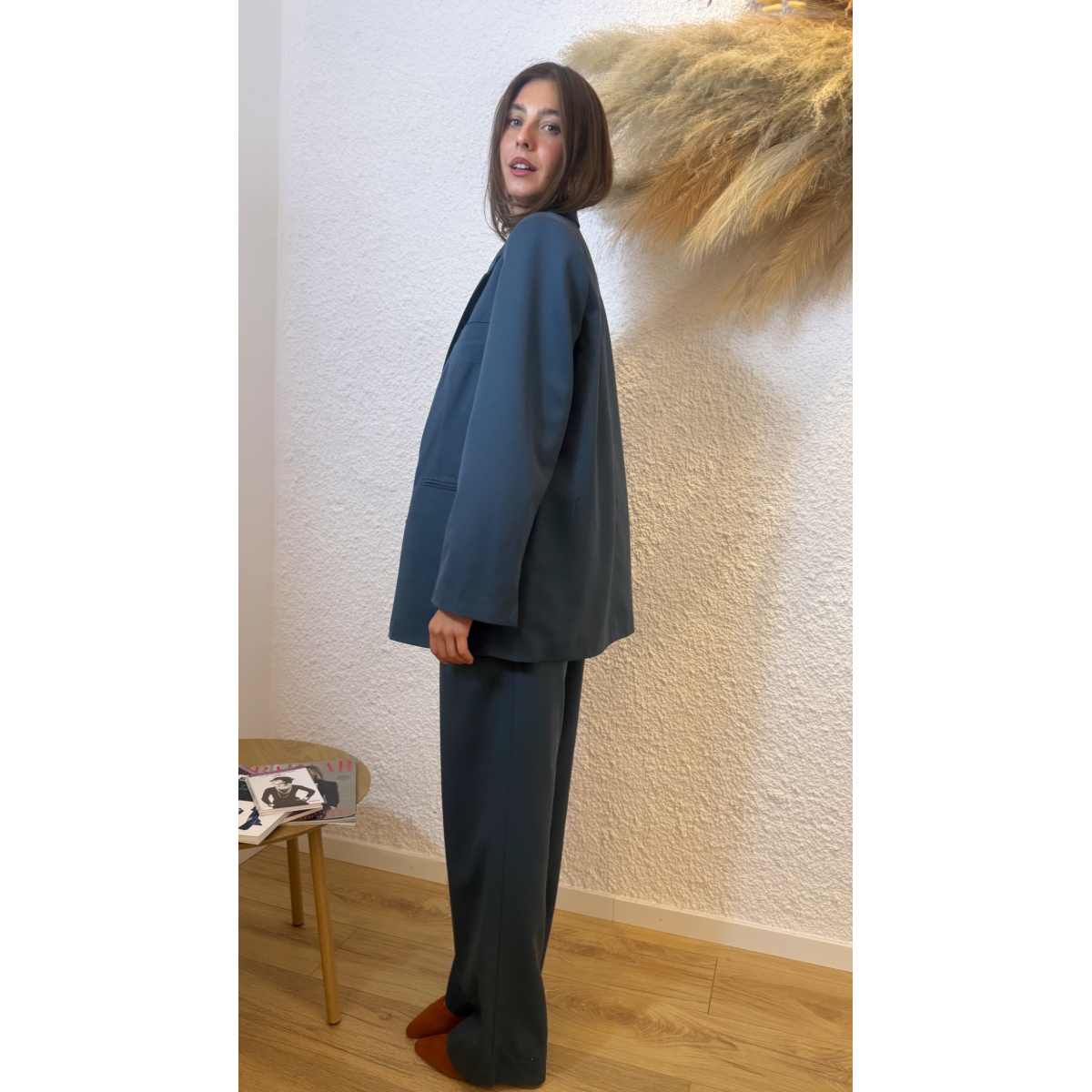 SOULMATE BLAZER COOL-WOOL BLUE RAF