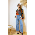 EROS PRINTED TUNIC TOP GIRLS TALK SILK