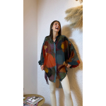 EROS PRINTED TUNIC TOP GIRLS TALK SILK