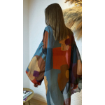 EROS PRINTED TUNIC TOP GIRLS TALK SILK