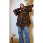 EROS PRINTED TUNIC TOP ANIMALE PRINT