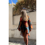 EROS PRINTED TUNIC TOP GIRLS TALK SILK