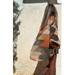 EROS PRINTED TUNIC TOP WOOD PRINT