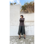 SOUL COAT COLORBLOCK WOOL MOCHA CHOCOLATE/ STRIPED