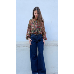 BOUNDLE WIDE LEGS BLUE BLACK JEANS