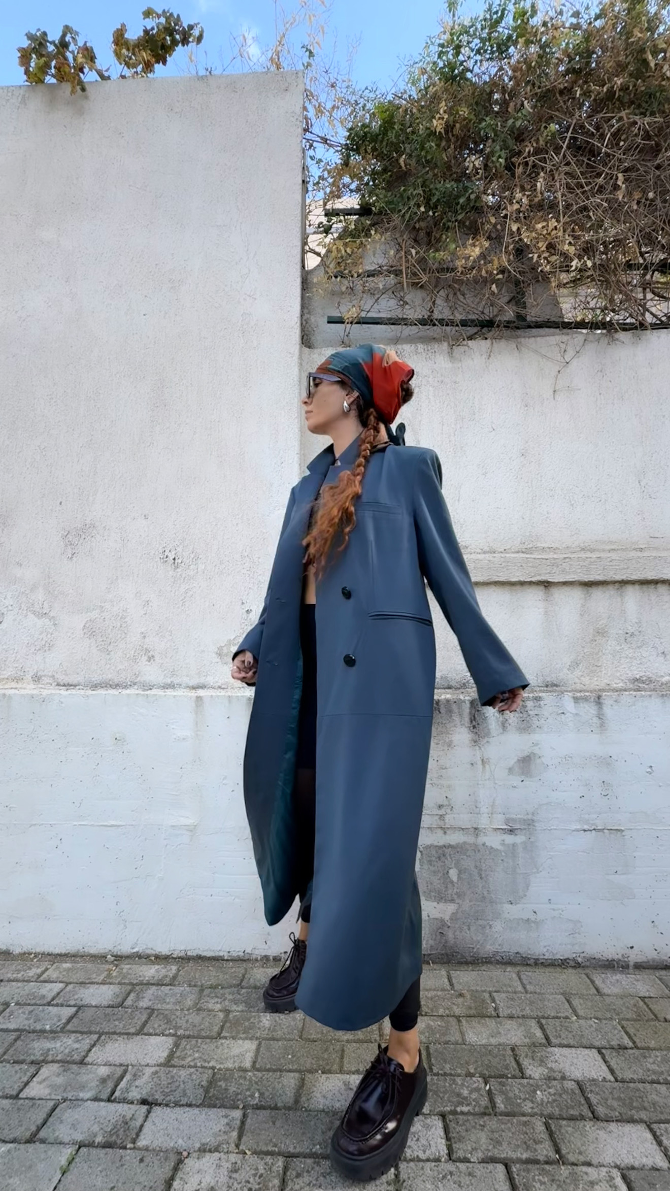 SOUL COAT OUTERWEAR WOOL BLUE RAF SOUL COAT OUTERWEAR WOOL BLUE RAF